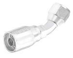 Eaton Weatherhead® 5/16″ Hose x 3/8″ FSAE 45° Swivel, 45° Tube Elbow, Field Attachable 247  ‘N’ Series  Hose Fitting (24706N-486)
