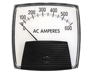 Yokogawa 3.5″ Display, 0-600 Amp. Scale, Analog Panel Meter (250-340-LSSJ)