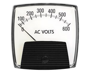 Yokogawa 3.5″ Display, 0-600 Volt Scale, Analog Panel Meter (250-344-SJSJ)