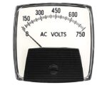 Yokogawa 3.5″ Display, 0-750 Volt Scale, Analog Panel Meter (250-344-SMSM)