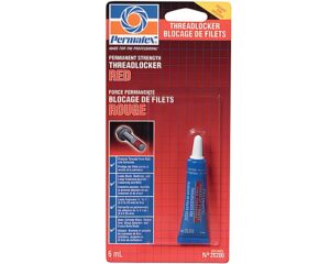 Permatex® 6mL Tube – Threadlocker Red, High / Permanent Strength (26200)