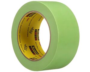 3M Scotch Performance 2" x 180' Length, Green Masking Tape – Single Roll (26340)