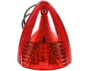 Truck-Lite® 3" x 4" Clearance Marker Light, Triangular Shape, Incandescent – Red Lens (26771R)
