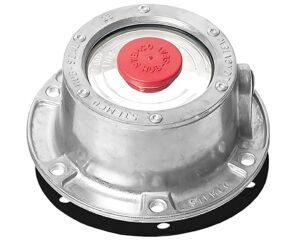 Stemco® 4.5" Bolt Circle, 5/16" Bolt Size, Trailer Hub Cap with Gasket (343-4024)