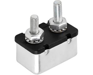 Cole Hersee® 12V / 20A, 10-32 Studs Input, Box Style Circuit Breaker, Steel (30056-20)