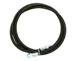Polymax 60", 4500 PSI Working Pressure, Thermoplastic Whip Hose, 1/8" NPT Ends (PCR302865)