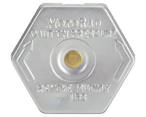 Gates® 7-PSI Pressure Rating, Heavy Duty Type, B-Size Filler Neck, 1.14" Cap Depth, Radiator Cap (31308)