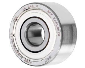 SKF® 25mm Bore, 52mm O.D, Double Row Angular Contact Ball Bearing, 30° Contact (3205 A-2Z/C3)