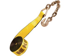 Kinedyne®  3″ x 30 ft. Chain Anchor Winch Strap, Heat Treated Carbon Steel (323040)