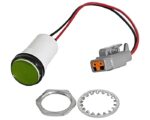 CAT® OEM 12-24V Panel Indicator Lamp, Green Polycarbonate Lens (337-5438)