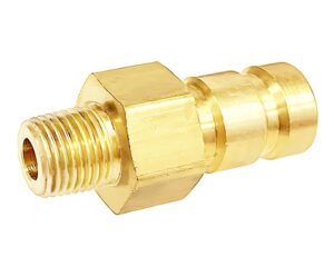 Cummins® 1/8" MNPT, Quick Disconnect Connector, Brass Body (3377244)