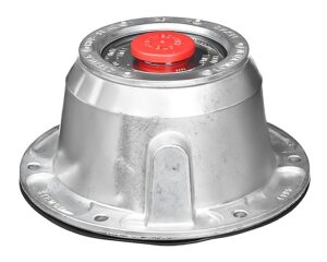 Stemco® 6.75″ Bolt Circle, 7.50″ Diameter, Hub Cap w/ Side – Filling Hole and Gasket (343-4195)