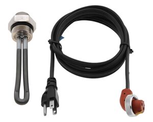 Temro Zerostart 150W/120V, Oil Immersion Pan Heater, 5" Element Long (3500085)