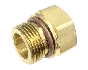 Navistar International® M27 x 2.0 Straight, 1/2"-14 NPTF, Air Compressor ISX Adapter (3525295C4)