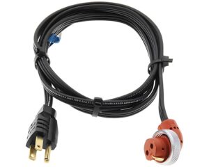 Temro Zerostart 5 ft. Long, Right Angled, Replacement Heater Cord (3600015)