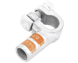 Waytek 2/0 GA,Tinned Copper, Negative, Left Elbow Battery Terminal (36335)