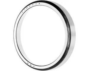 Timken® 0.748″ Width, 0.10″ Cup Radius, Tapered Roller Bearing – Single Cup, Steel (JLM714110)