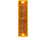 Grote® Mini Stick-On / Screw-Mount Type, Rectangular Reflector, Amber Lens (40133)