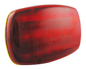 Uni-Bond 18-Diodes Magnetic LED Warning Light, Magnet Back – Red (LEDM4065-18R)