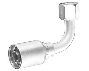 Eaton Weatherhead® 1″ Hose I.D x 1″ Female 37° Swivel,  U-Series Crimp Fitting,  90-Deg. Elbow (43016U-676)