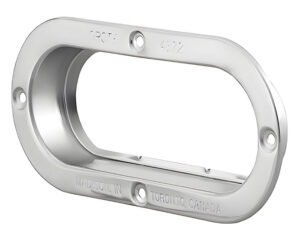 Grote® Theft-Resistant Mounting Flange, For 6″ Oval Lights, S/Steel (43723)