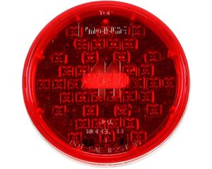 Truck-Lite®  42-Diode LED Stop Turn Tail Round Light, Grommet Mount – Red Lens (44202R)