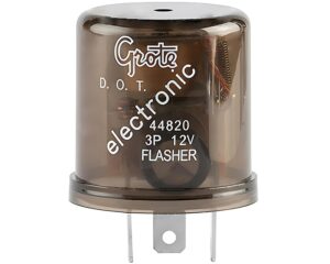 Grote® 3-Pin Pilot, 2A-25A / 10 Light Electromechanical Flasher (44820)
