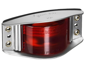 Grote® 12V Narrow-Rail Clearance Marker Rectangular Light – Red Lens (45172)