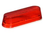 Grote® Thin-Line Single-Bulb Clearance Marker Oval Light – Red Lens (45252)