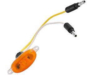 Grote® MicroNova® LED Clearance Marker Oval Light, Surface Mounted – Amber Lens (45283)