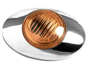 Grote® M3 Series Clearance Marker Light, .180 Molded Bullet – Amber Lens (45763)