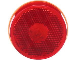 Grote® 2.5" Round Clearance Marker Light w/ Build-In Reflector – Red Lens (45832)