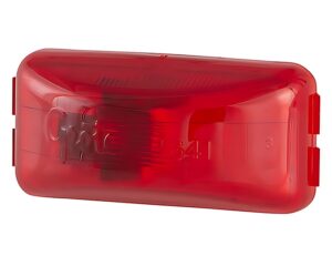 Grote® 3″ Rectangular Clearance Marker Light, Polycarbonate Red Lens (46412)