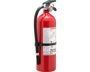 Kidde® 3-A:40-B:C Rated - Rechargeable Fire Extinguisher, Metal Handle (466297)