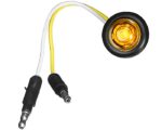 Grote® MicroNova® LED Clearance Marker Light w/ Grommet – Amber Lens (49333)