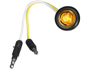 Grote® MicroNova® LED Clearance Marker Light w/ Grommet – Amber Lens (49333)