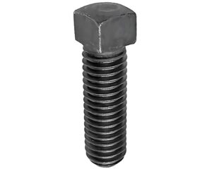 1/2″ x 1-1/2″ Length – Power Steering Bolt, Square Head Axle Stop Type, Steel (5078)