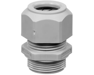 Truck-Lite® 2-Conductor, 0.375″ I.D, Compression Fitting – Gray (50840)