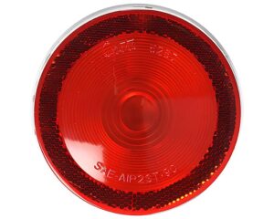 Grote® Torsion Mount® 4″ Stop Tail Turn Light w/ Built-in Reflector – Red (52672)