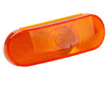 Grote® Oval Stop Tail Turn Light, Front Park, Polycarbonate Housing/Lens – Amber Turn (52893)