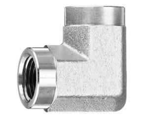 Brennan 1″ FNPT x 1″ Female NPT, Forged 90-Deg. Elbow, Steel (5504-16-16-FG)