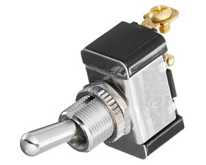 Cole Hersee®  2-Screw H/D Toggle Switch, SPST Off–Momentary-On, Plated Steel Cap (55020)