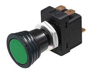 Hella® 12V 10A Illuminated On–Off SPST Push Pull Switch w/ 3 Lens (004778001)