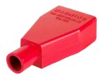 Grote® 1/0-2/0 Gauge, Straight Clamp Terminal Protector – Red (84-9143)
