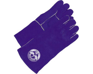 Bob Dale Gloves® Split Cowhide Welding Gloves, One Size, Blue (60-1-7803B)
