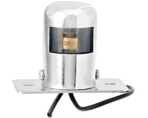 Grote® 12V 0.59A Economy Courtesy Light, Screw Mount, Chrome – Clear Lens (60151)