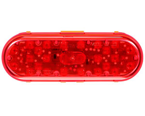 Truck-Lite® Oval LED Stop Turn Tail Light, Grommet Mount – Red Lens (60250R)