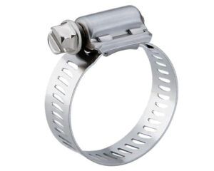 Breeze® 7/16″ – 25/32″ Diameter Range, Power-Seal Stainless Steel Hose Clamp, 300-Series SS (62006H)