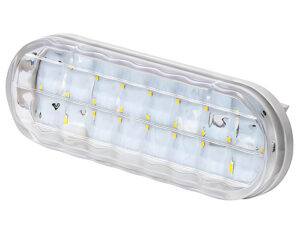Grote® SuperNova® Oval Dual-System LED Backup Light, Male Pin – Clear Lens (62591)