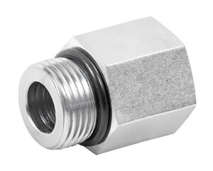 9/16″  MORB  x  9/16″ FORB, Steel Adapter, Female O-Ring Boss Connector (S3623-6)